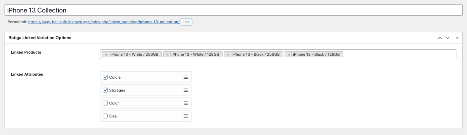 [Pro] Single Product Linked Variations - aThemes Knowledge Base
