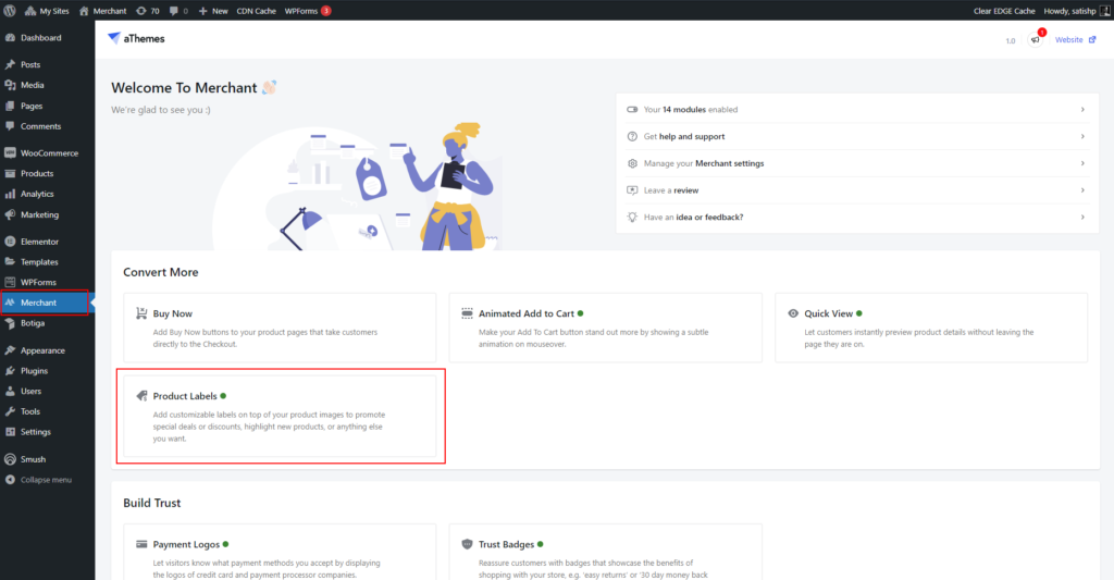 Product Labels – aThemes Knowledge Base