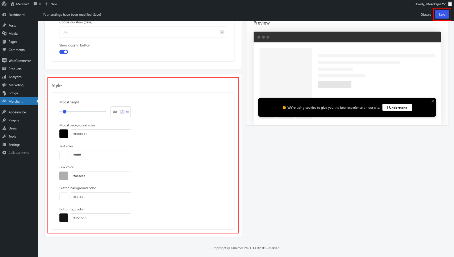 Cookie Banner - aThemes Knowledge Base