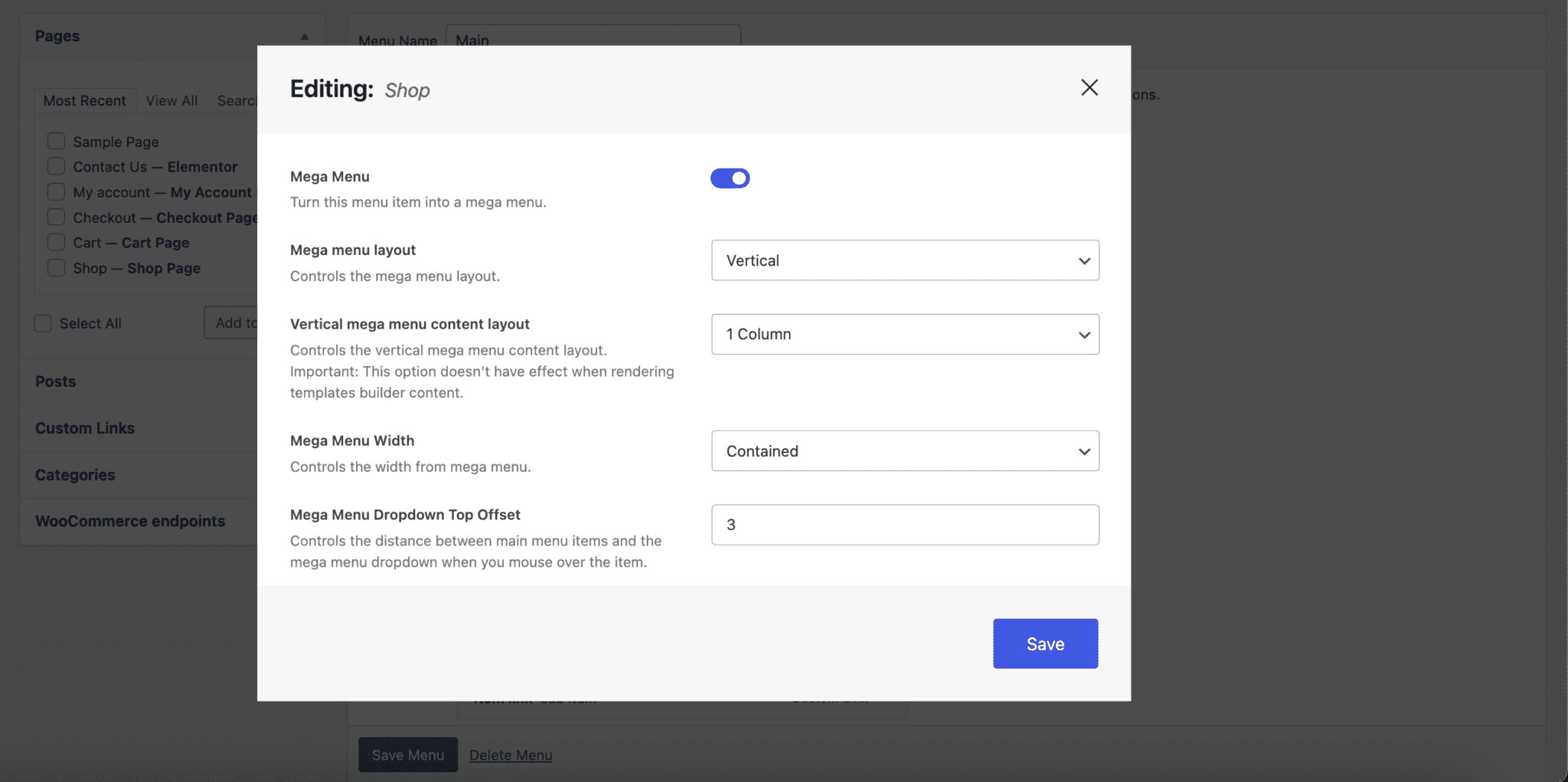[PRO] Mega Menu - aThemes Knowledge Base