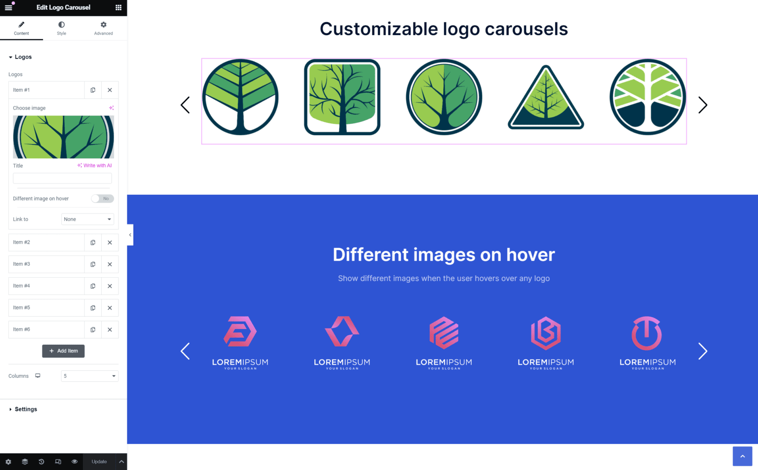 Using the Logo Carousel Widget - aThemes Knowledge Base
