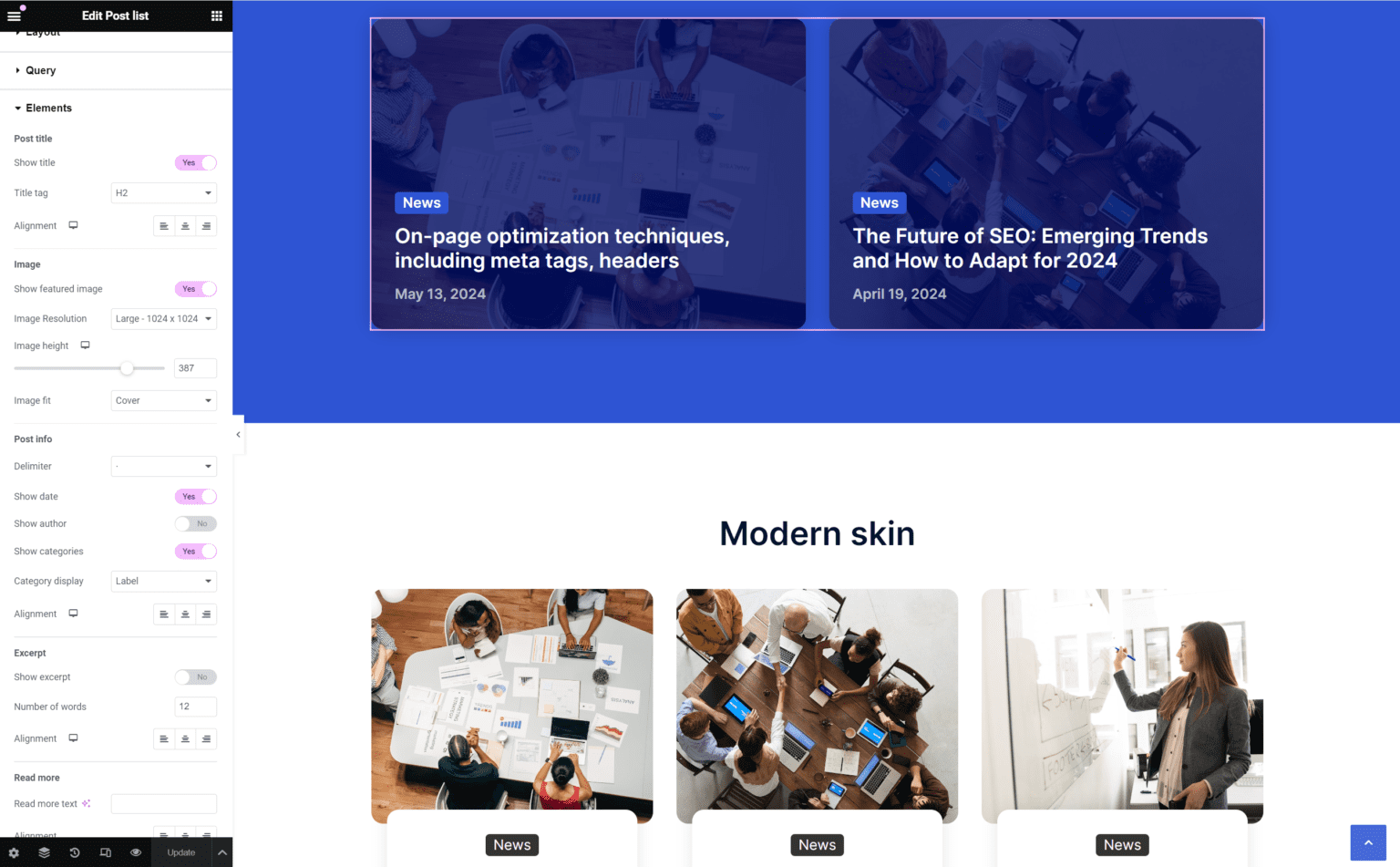 Using the Posts List Widget - aThemes Knowledge Base