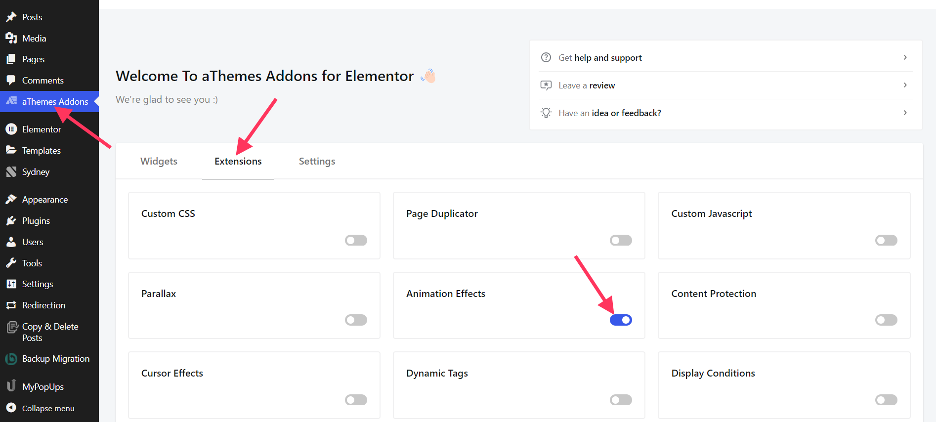 [Pro] Using the Animation Effects Extension - aThemes Knowledge Base