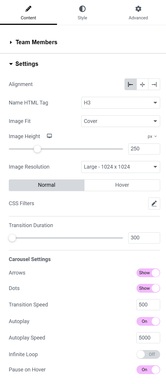 [Pro]Using the Team Carousel Widget - aThemes Knowledge Base