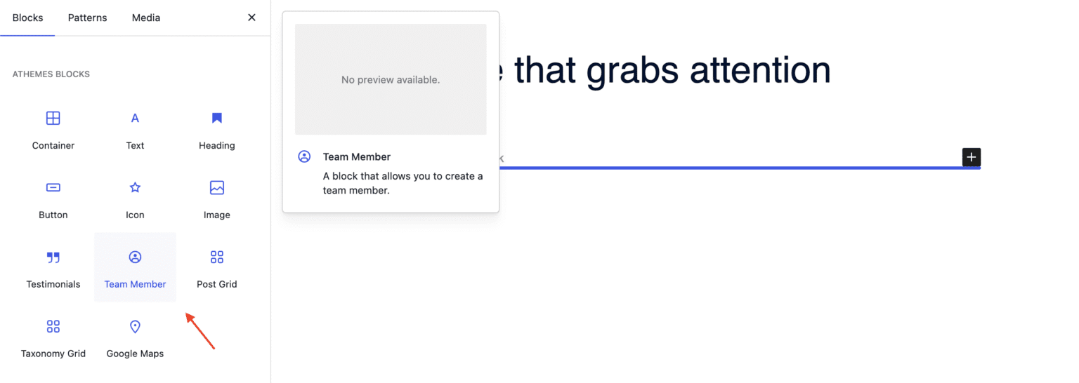 Blocks - Team Block - aThemes Knowledge Base