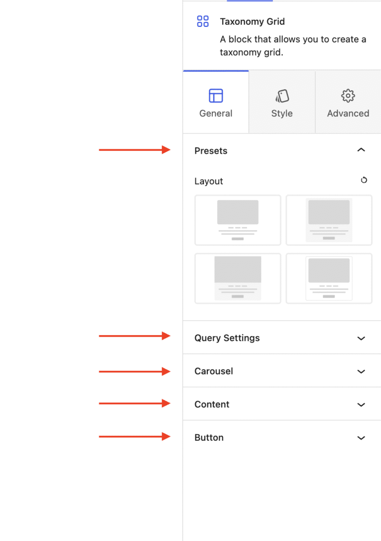 Using the Taxonomy Grid Block - aThemes Knowledge Base